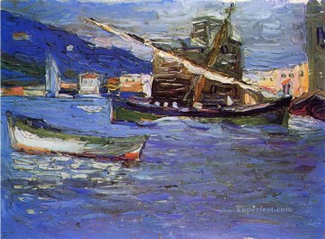 Wassily Kandinsky Painting - Rapallo Grauer day Wassily Kandinsky